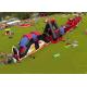 Outdoor Obstacle Course Game For Playground , Boot Camp Inflatable Obstacle Course