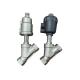 Stainless Steel Bsp Thread Pneumatic Angle Seat Valve Normally Closed for