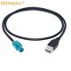 HSD4P Straight Female Head To USB Car Connection Harness LVDS High-speed Universal Connection Extension Cable For Video