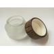 Lightweight Eye Cream Frosted Cosmetic Bottles With Round Fat Plastic Cap