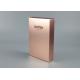 Reusable Plain Printed Packaging Boxes Kraft Paper Material With Gold Debossing