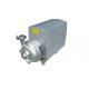 Precision Sanitary Centrifugal Pump  / Silver Stainless Steel Sanitary Pump