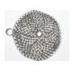 Durable Anti Rust Chain Mail Pan Scrubber With 1.2mmx10mm Rings For Kitchen