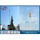 H25m Q235 Q345  Mobile Cell Phone Tower with Powder Coated for Broadcasting