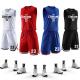 Sports Competition Clothing , Reversible Basketball Uniforms Customized Quick Dry
