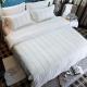 Hotel Linen Printing Jacquard Satin Stripe 100% Cotton Hotel Bedding Set Hotel Bed Linen