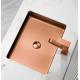 Undermount Bathroom Stainless Steel Vessel Sinks Rectangular Shape SUS304 Material