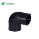100% Material HDPE 90deg Elbow Socket Pipe Fitting for Water Oil Gas 20mm to 355mm