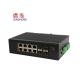 Outdoor Fiber Optic Network Switch 4 1000M SFP FX Ports + 8 10/100/1000M TX Ports