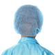 White Disposable Head Cover Nonwoven Round Household Cleaning Hair Protect Hat