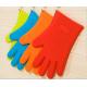 Food Grade Silicone Kitchen Glove Heat Resistant  BBQ Oven Mitts For Outdoor