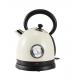 ROHS Stainless Steel Electric Kettle 1.8L Retro Thermometer Kettle