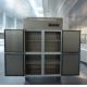 110V/60HZ 4 Doors Heavy Duty Refrigerated Cabinets Upright Refrigerator Fridge Freezer