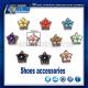 Metal Multicolor Fashion Shoe Buckles , Zinc Alloy Small Buckles For Shoes