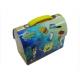 Ecofriendly Rectangle Gift Box For Kids , Customized Tin Gift Box With Handle