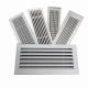 Single Deflection Ventilation Air Grille Anodizing Aluminum Profile For Air Conditioner Cover