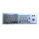 Compact Win 10 Industrial Keyboard With Trackball / Capital LED Metal Material