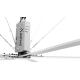7.3m Gear Reducer Type Industrial Facility Hvls Fans For Traffic Stations