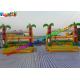 Popular Palm Tree Commercial Bouncy Castles Inflatable Bouncer House 4m x 4m x 3.5m