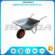 Light Weight Garden Wheel Cart Galvanized Steel Rubber Wheel 80kg Weight Capacity