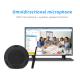 (2pcs)  USB2.0 plug and play wireless video conference omnidirectional microphone speaker For 40 sqm meeting room (2pcs)
