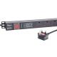 Surge Protected Rack Mount Pdu With Individual Switches , Horizontal Server Rack Power Strip