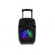 Active Battery Rechargeable Portable Trolley Speaker With Wheels 10 Inch