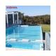 Family Swimming Pool Long 8 Meter Outdoor Massage Spa with Endless Acrylic Glass Pool