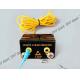 L Type ESD Grounding Socket Yellow Black Color
