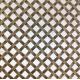 Anti Corrosion Architectural Brass Mesh Round Wire And Flat Wire Intersect