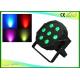 Plastic House 7 X 10w Led DJ Stage Light 4 In 1 Rgbw Led Flat Par Light