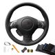 PU Leather Hand Sewing Black DIY Steering Wheel Cover For Subaru Forester Impreza Legacy 2008 2009 2010 2011 2012 Exiga 2