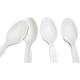 PLA Disposable Biodegradable Cutlery Set Nontoxic Durable Safe Material