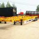 JOST Landing Gear Skeleton Container Semi Trailer With 4/6/8 Sets T30/30 Chamber