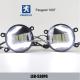 Peugeot 1007 front fog lamp LED aftermarket daytime running lights DRL