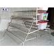 3 Tiers Layer Chicken Cage / Commercial Layer Cages 4 Cells 96 Birds