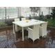 Comfortable Fashion Rattan Garden Dining Sets For Commercial Hotel