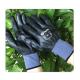 Small Hands Thin Nylon Liner 18 Gauge Blue Touchscreen  Nitrile Work Gloves