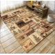 80*200cm Living Room / Hotel Carpet With American Style Animal And Flower Ethnic Style