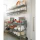 Multi - Function Commercial Wire Shelving , Hotel Counter Top And Food Prepare Stainless Steel Work Table