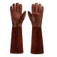 Rose Pruning Goatskin Palm Long Sleeve Gardening Leather Gloves Thornproof