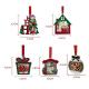 Customized Sublimation Blank Metal Christmas Ornaments DIY Christmas Gifts