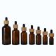 Practical Glass Bottle With Bamboo Dropper