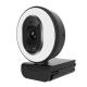 Full HD 1080p Usb Webcam , Fast AutoFocus LED Ring Light Webcam