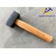 No Deformation Safe 800G Standard C1045 Forged Carbon Steel Sledge Stoning Hammer  With Natural Color Hickory Handle