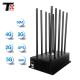 Mobile Phone Signal Jammer 10 Channel Desktop Wall Mounted WiFi Blocker