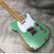 High quality handmade old vintage relic accessories made old aged neck TELE electric guitar free shipping
