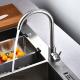 Blackened Beautiful Stainless Steel Kitchen Tap Hot And Cold Preservative
