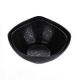 Premium and Non-toxic Black Melamine Bowl for Impressive Food Service