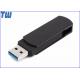 Key Ring Pure Black Twister USB 3.0 8GB USB Memory Stick Thumb Drive